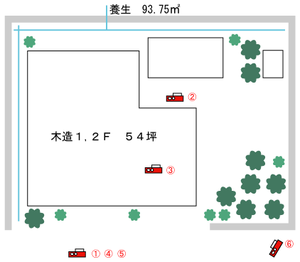 静岡県伊東市｜解体工事現場の見取り図