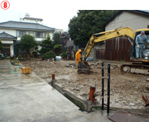 大阪府大阪市｜解体工事中の現場写真