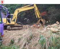 広島県三原市｜解体工事中の現場写真