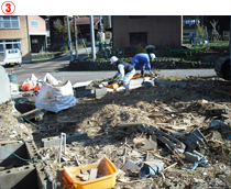 新潟県十日町市｜解体工事中の現場写真